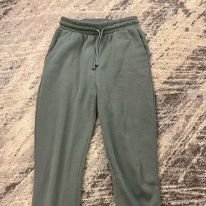 ZARA light teal jogger sweatpants